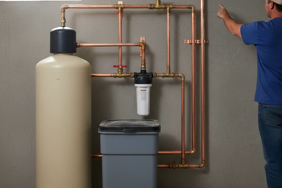 Whole-house water treatment system installed in Kittredge